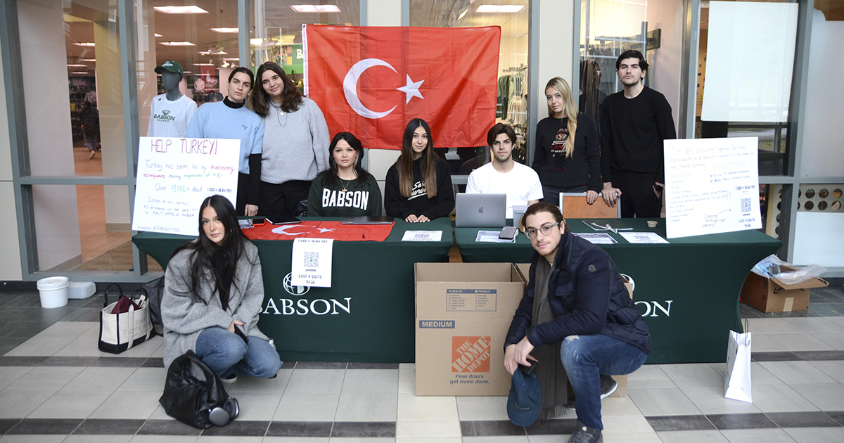 Babson’s Turkish Community Unites After Earthquakes Shatter Country